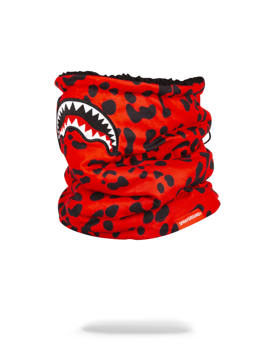 SPRAYGROUND Red Leopard Neck Warmer — product image 2