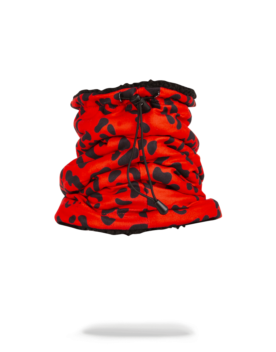 SPRAYGROUND Red Leopard Neck Warmer — product image 3