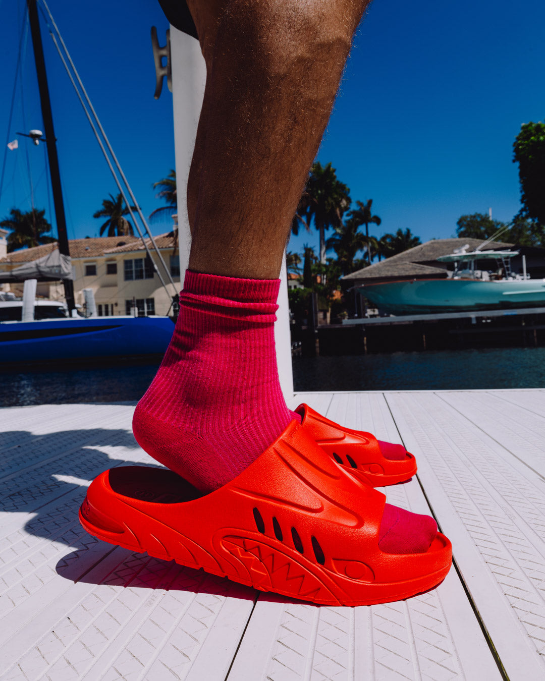 SPRAYGROUND Shark Slide (Red) — product image 4