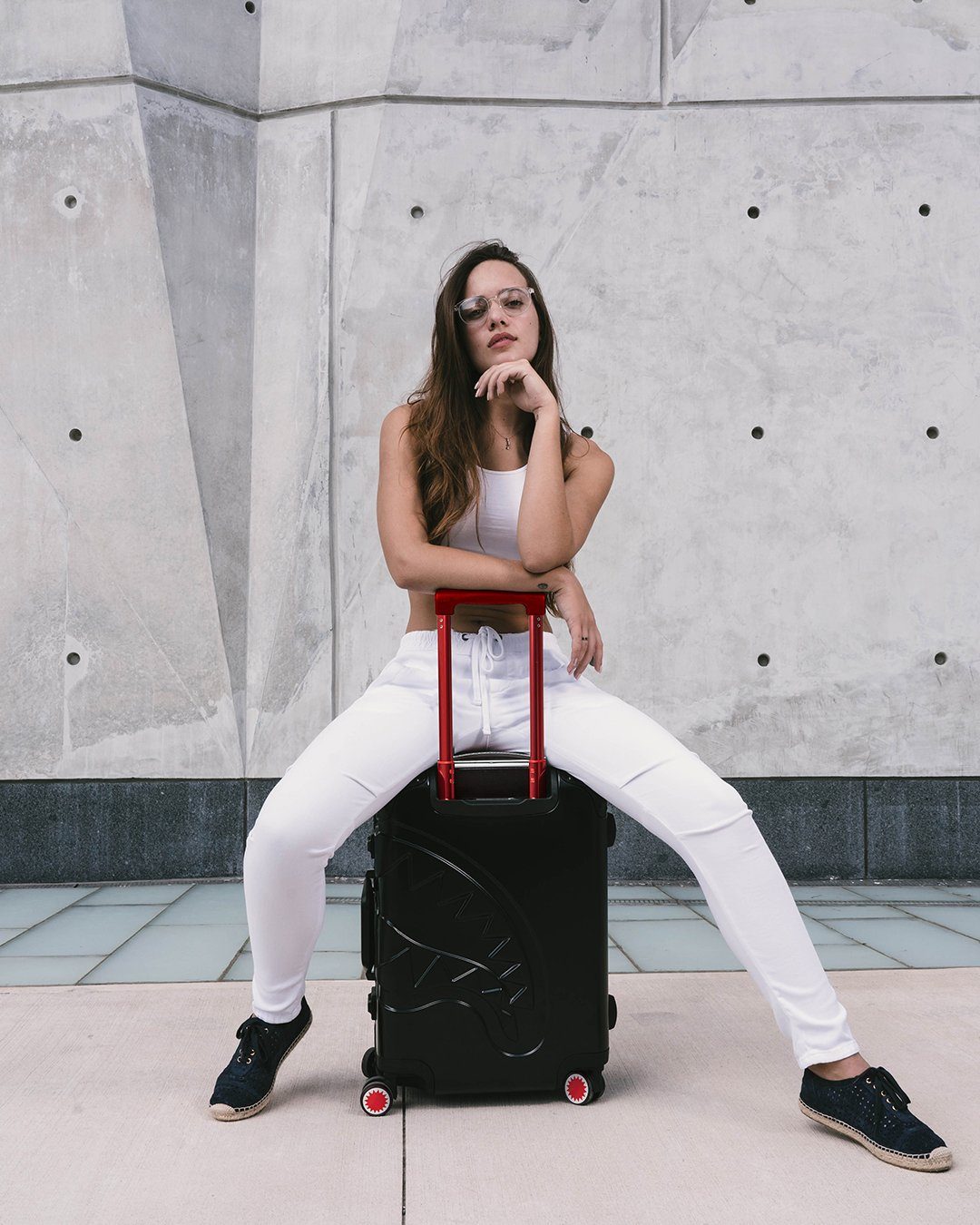 SPRAYGROUND Sharkitecture Molded 22” Carry-On Luggage — product image 2