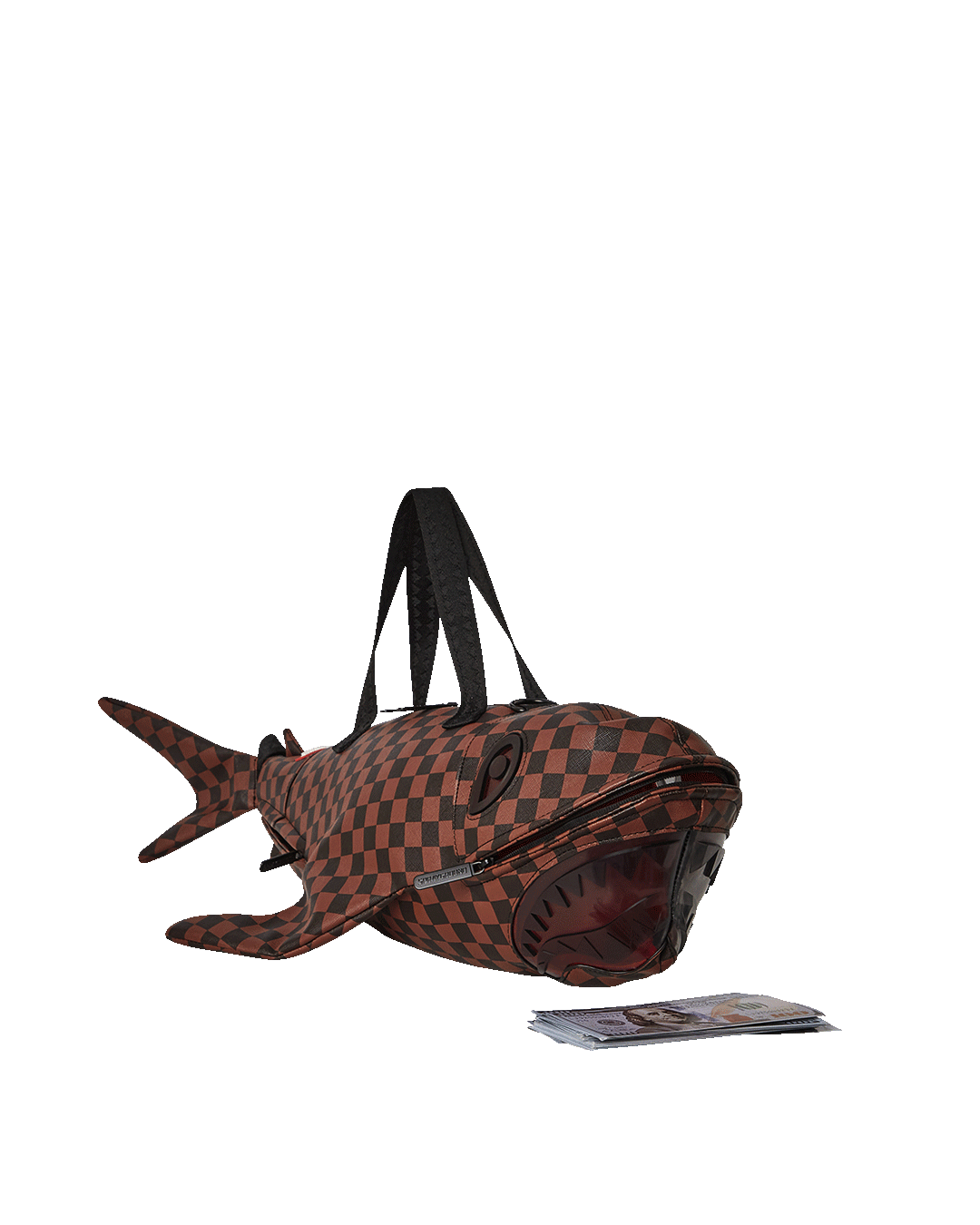 SPRAYGROUND Sharks In Paris Clear For Takeoff Shark Medium Duffle — product image 1