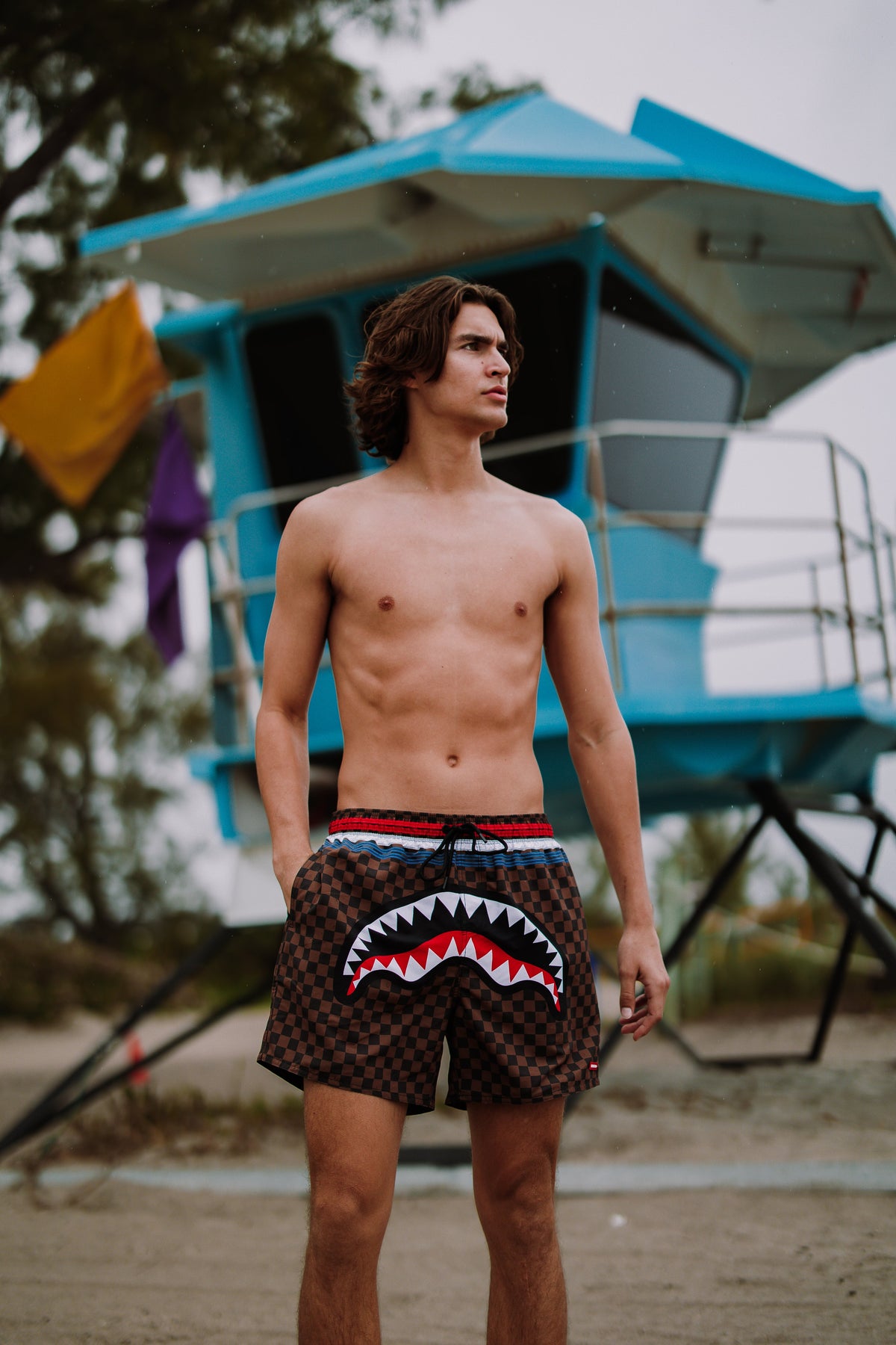 SPRAYGROUND Sharks In Paris Gt Swim Shorts — product image 4