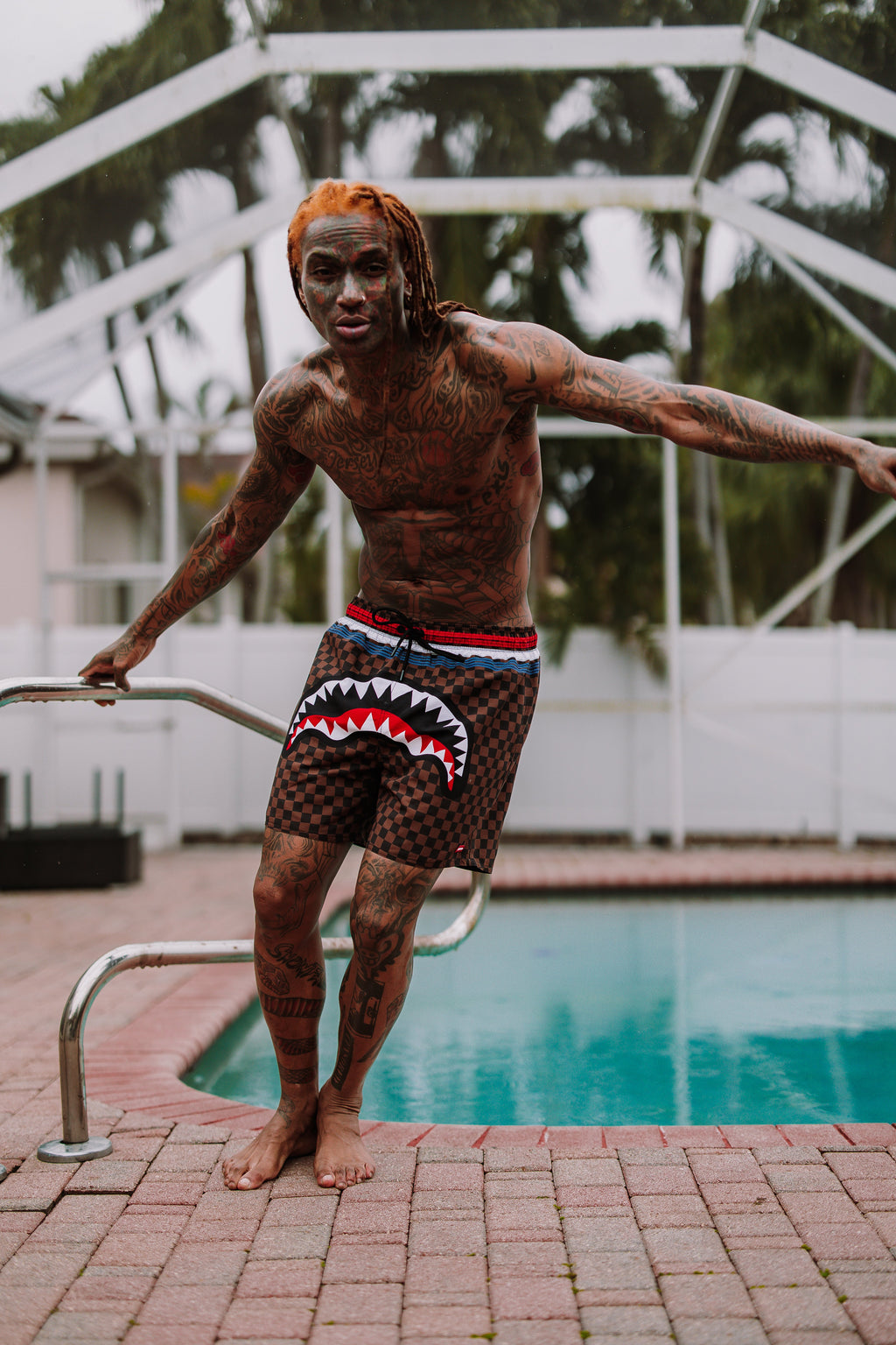 SPRAYGROUND Sharks In Paris Gt Swim Shorts — product image 8