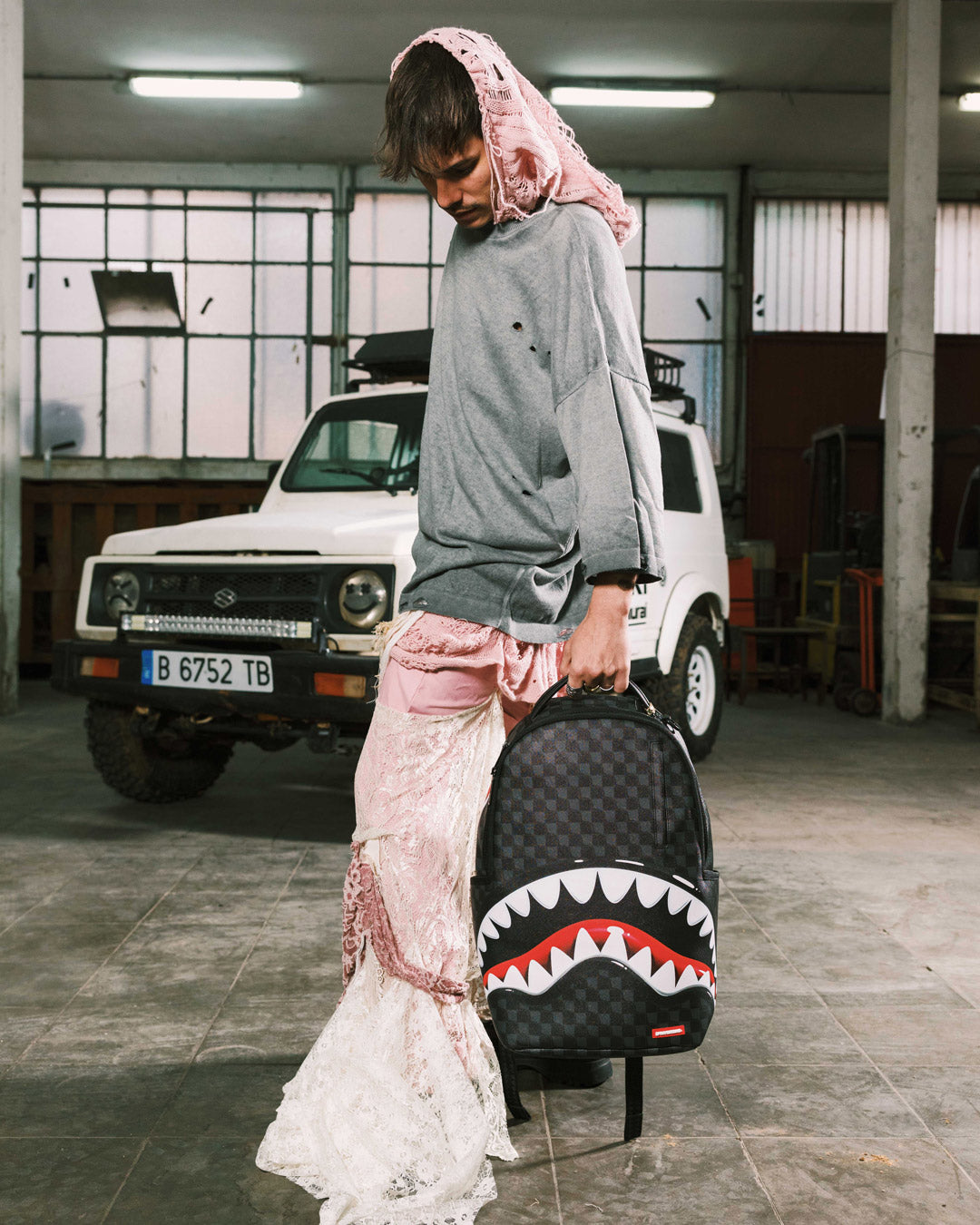SPRAYGROUND Sharks In Paris Hyper Puff Backpack — product image 4