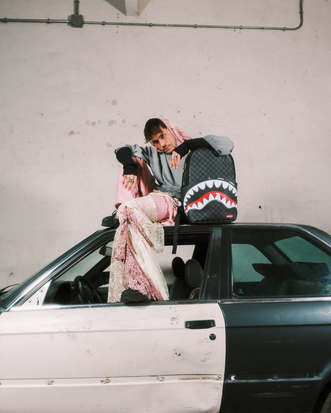SPRAYGROUND Sharks In Paris Hyper Puff Backpack — product image 10