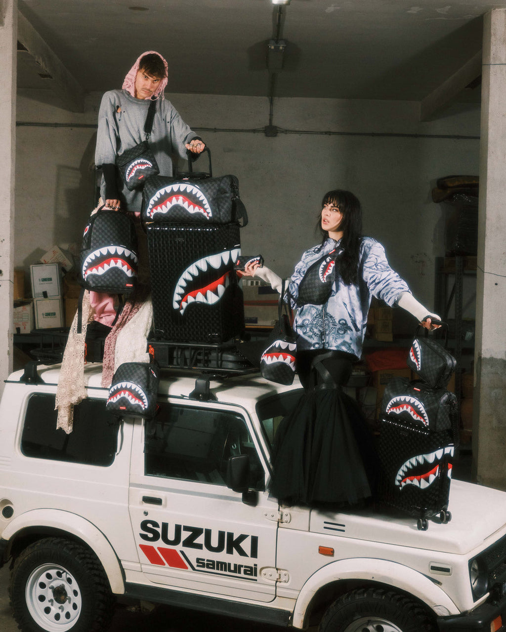 SPRAYGROUND Sharks In Paris Hyper Puff Backpack — product image 12
