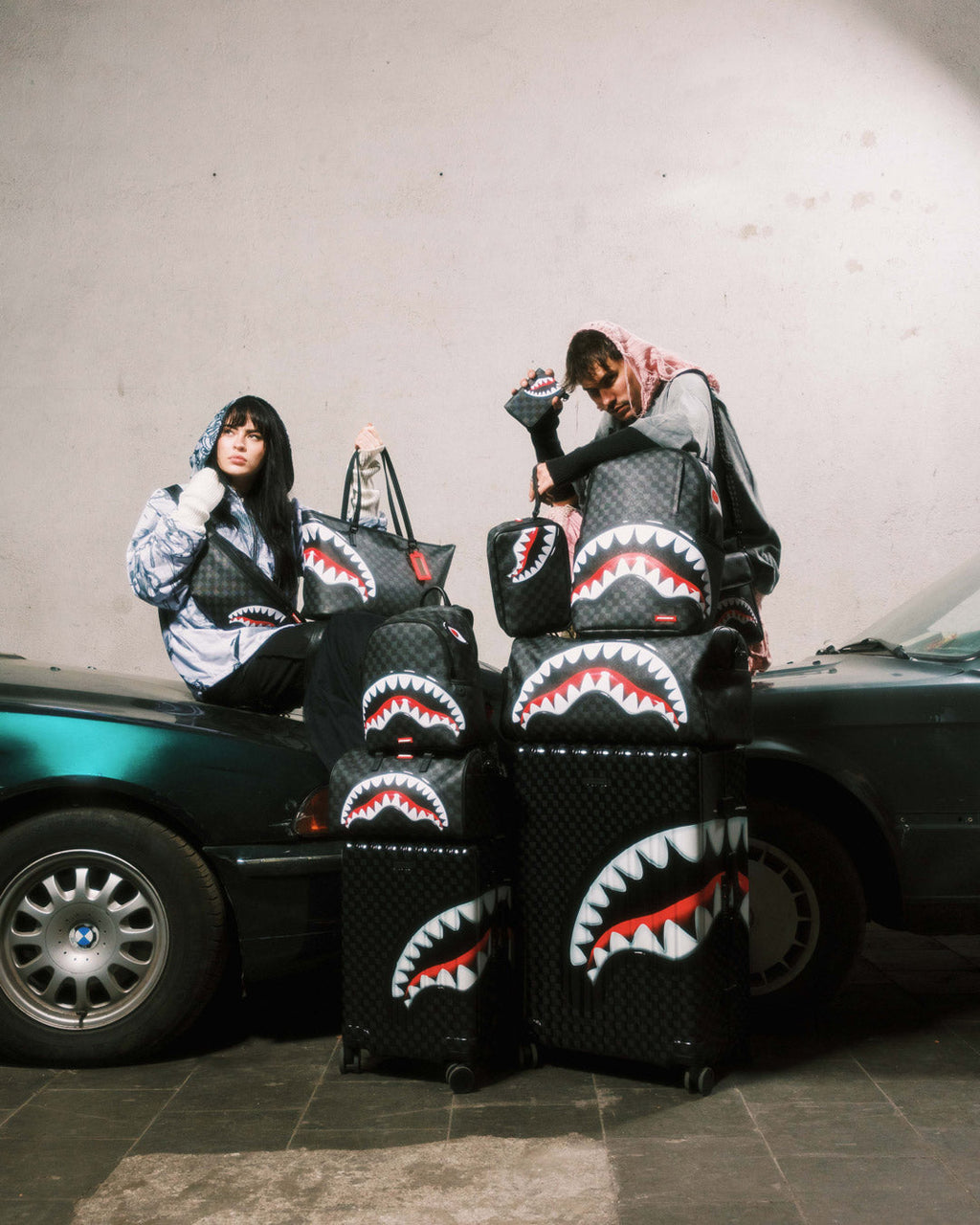 SPRAYGROUND Sharks In Paris Hyper Puff Mini Duffle — product image 6