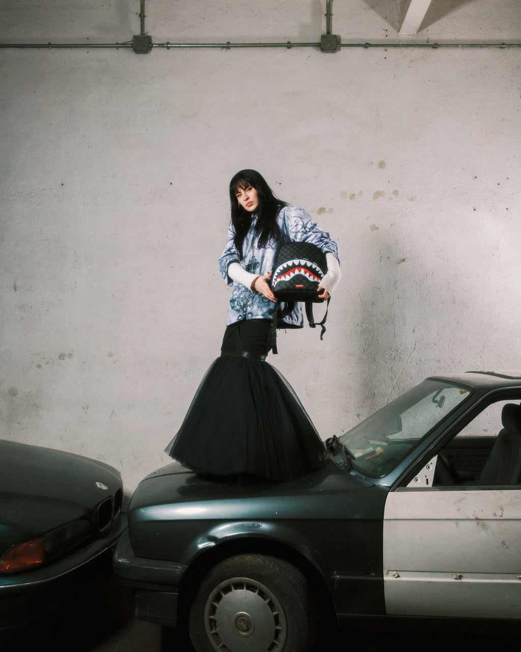 SPRAYGROUND Sharks In Paris Hyper Puff Savage Backpack — product image 2