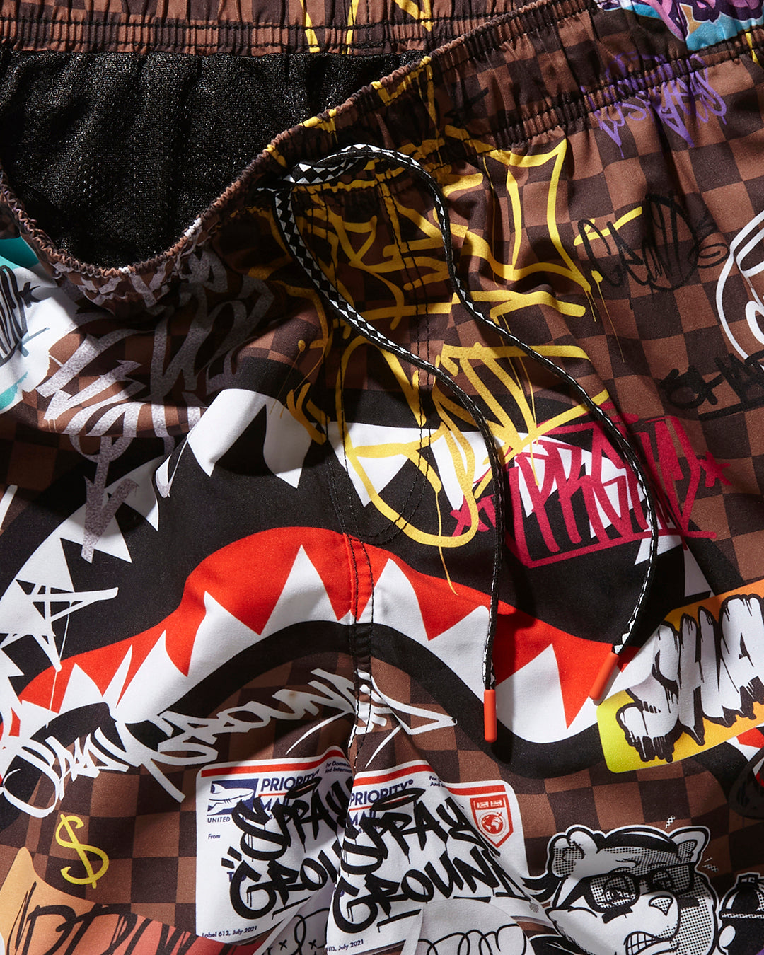 SPRAYGROUND Sharks In Paris Jetski Swim Trunks — product image 5