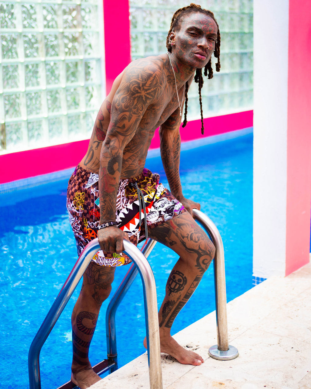 SPRAYGROUND Sharks In Paris Jetski Swim Trunks — product image 6