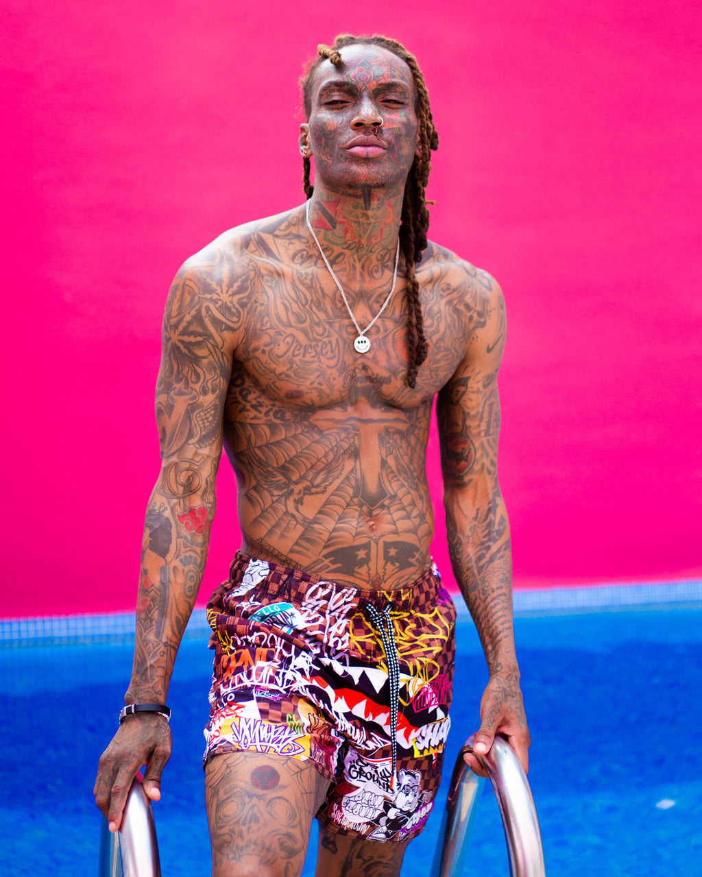 SPRAYGROUND Sharks In Paris Jetski Swim Trunks — product image 9