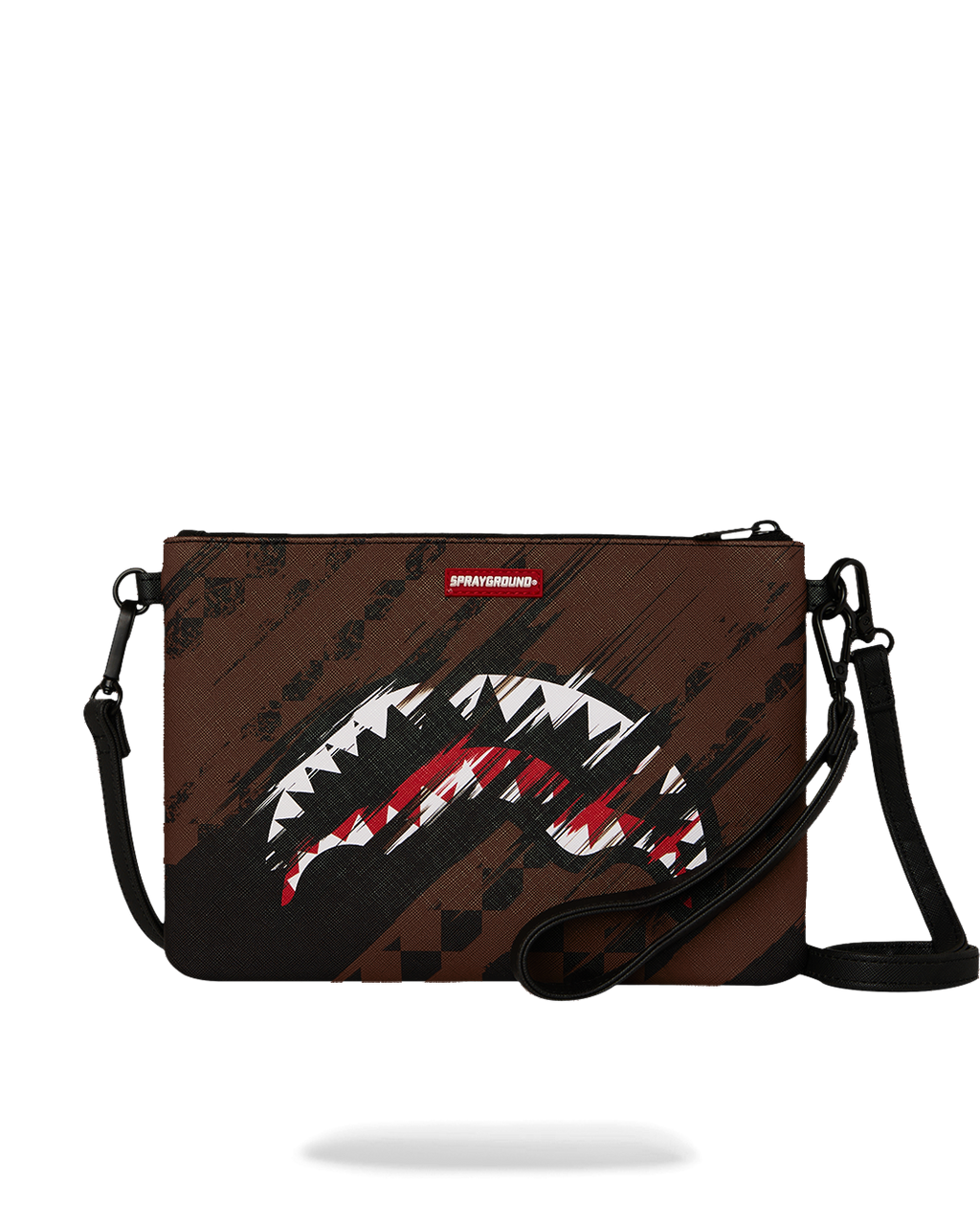 SPRAYGROUND Sharks In Paris Night Drift Crossover Clutch — product image 1