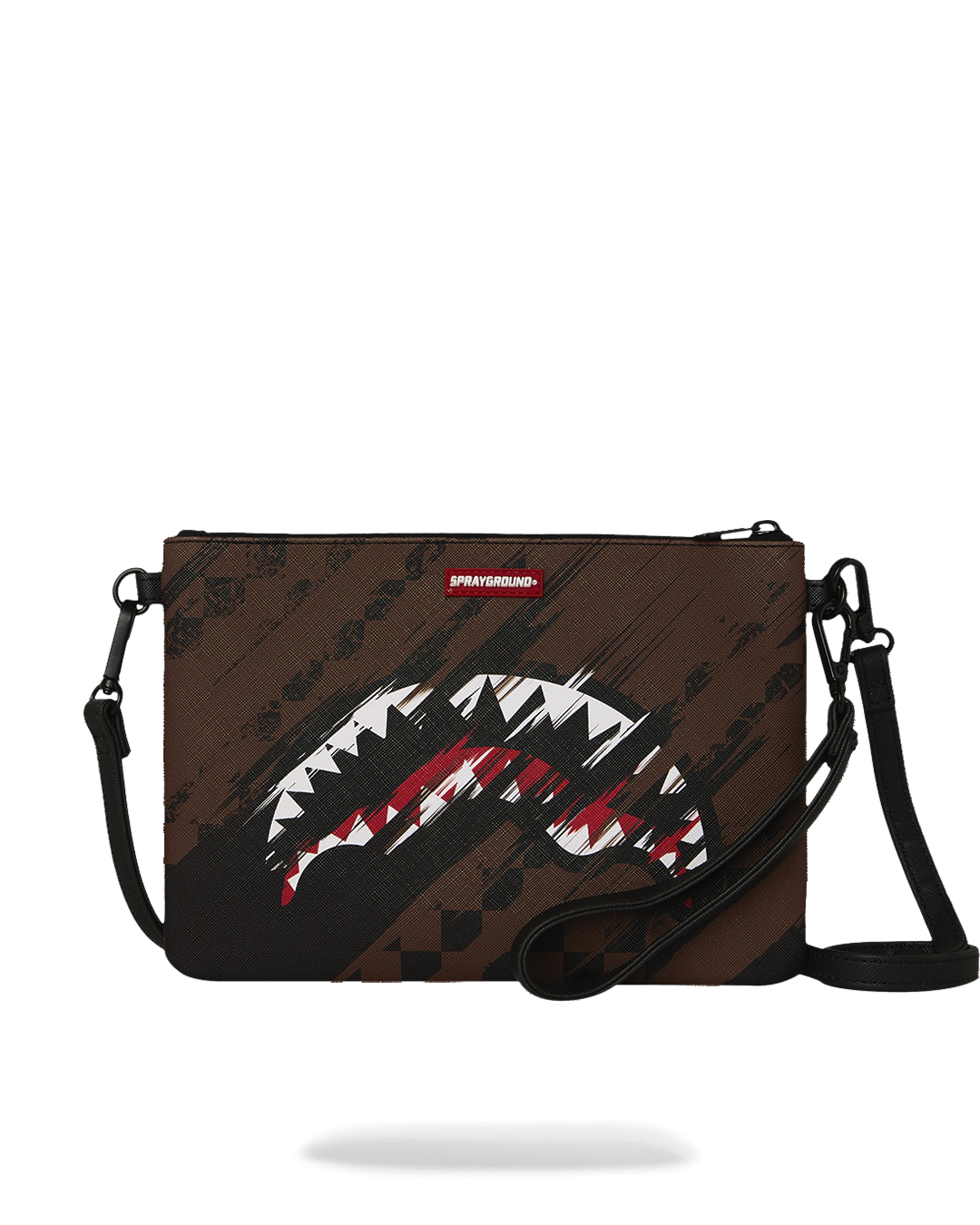 SPRAYGROUND Sharks In Paris Night Drift Crossover Clutch — product image 1