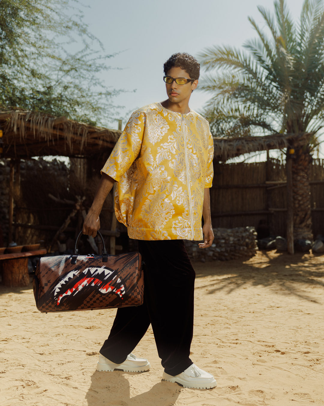 SPRAYGROUND Sharks In Paris Night Drift Duffle — product image 2