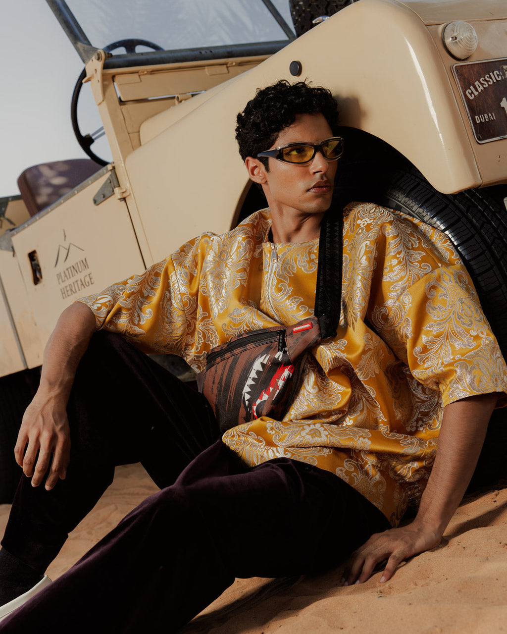 SPRAYGROUND Sharks In Paris Night Drift Savvy Crossbody — product image 2