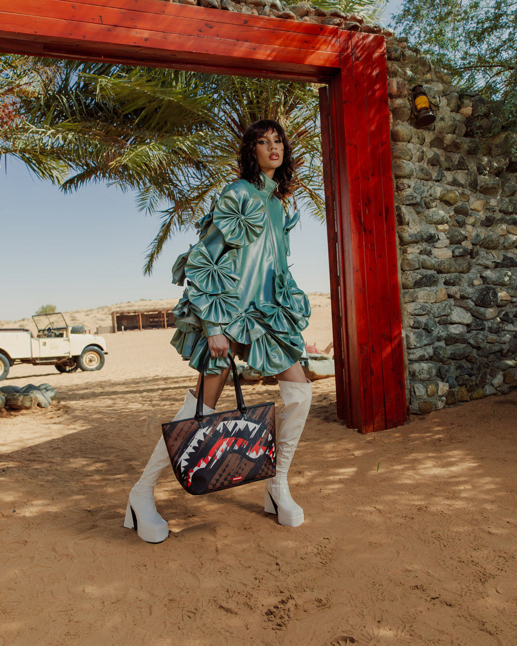 SPRAYGROUND Sharks In Paris Night Drift Tote — product image 2