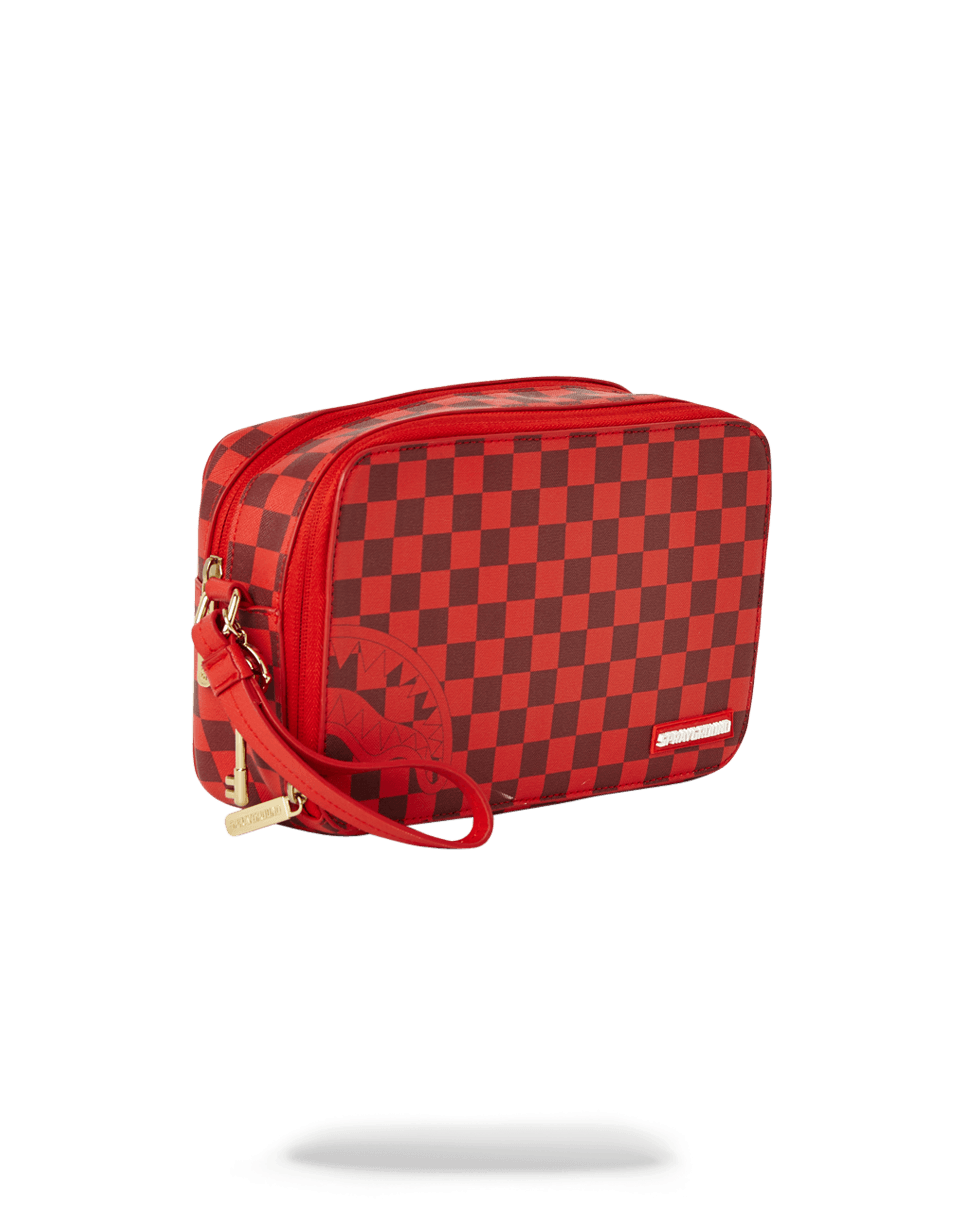 SPRAYGROUND Sharks In Paris Red Toiletry Aka Money Bags — product image 2