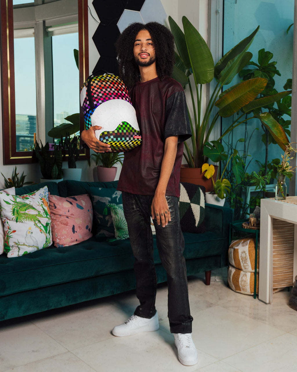 SPRAYGROUND Sharks In Paris The Grid Backpack (DLXV) — product image 8