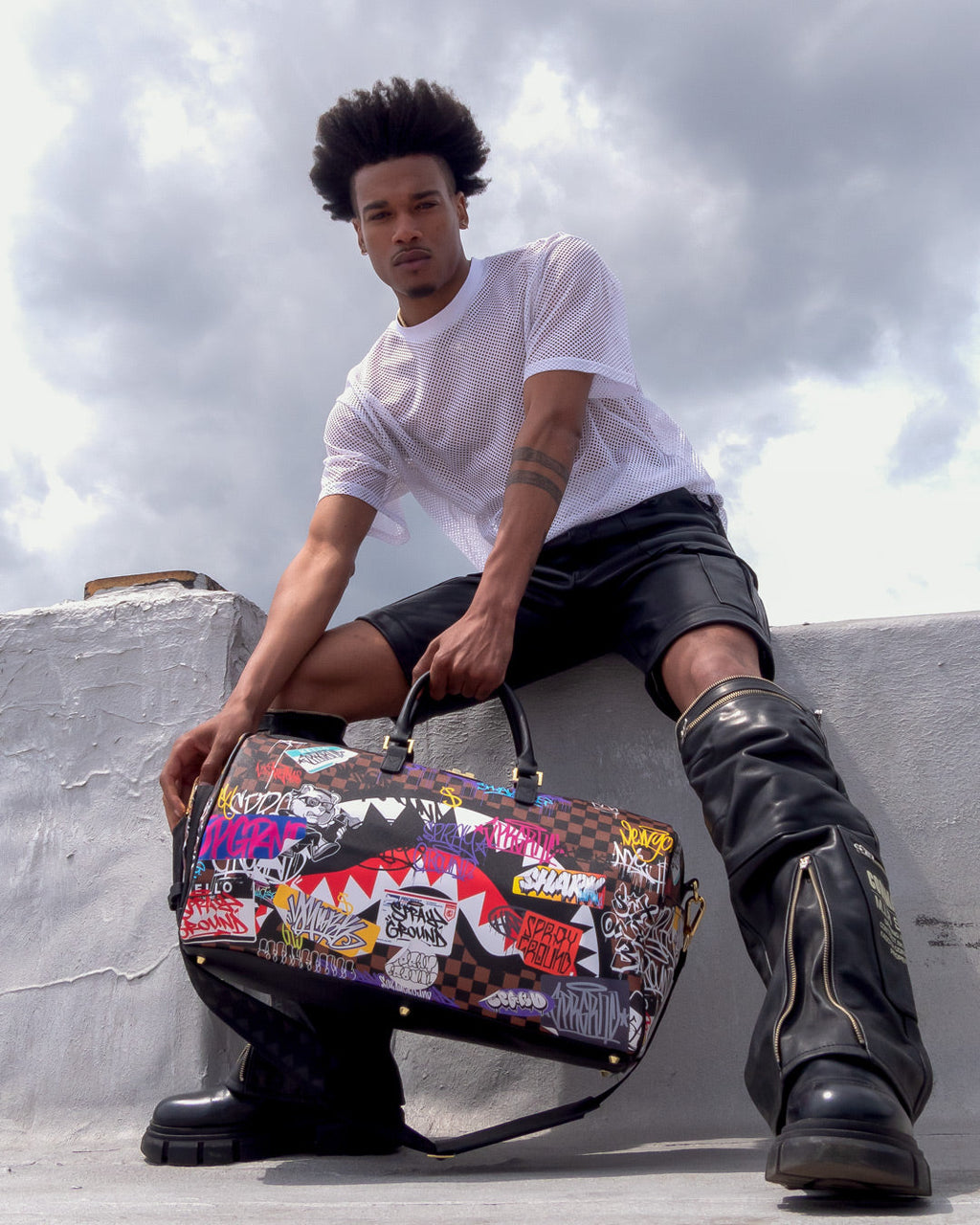 SPRAYGROUND Sharks In Paris The Rizz Duffle — product image 2