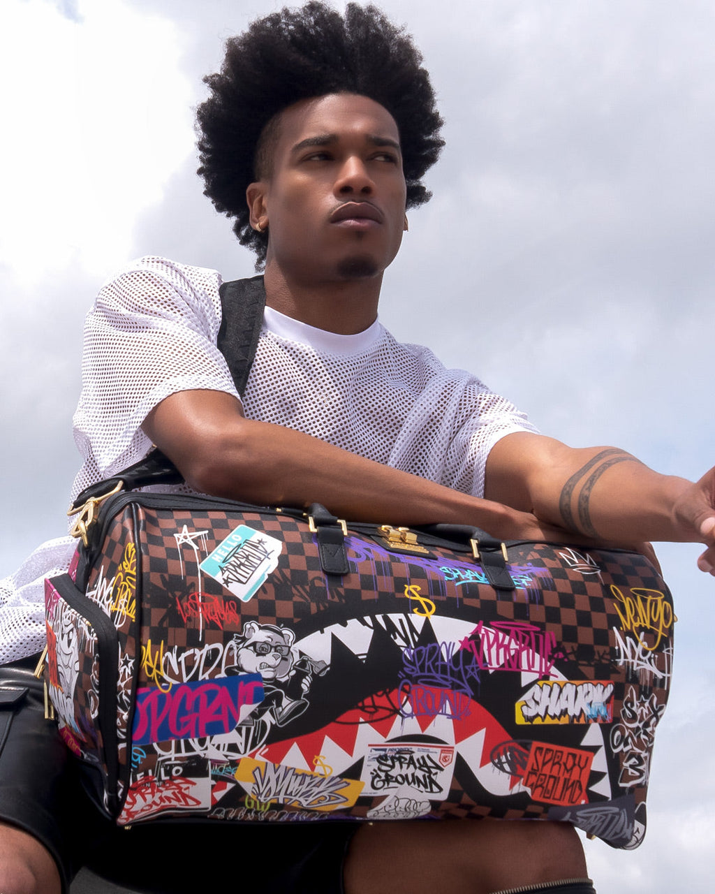SPRAYGROUND Sharks In Paris The Rizz Duffle — product image 4