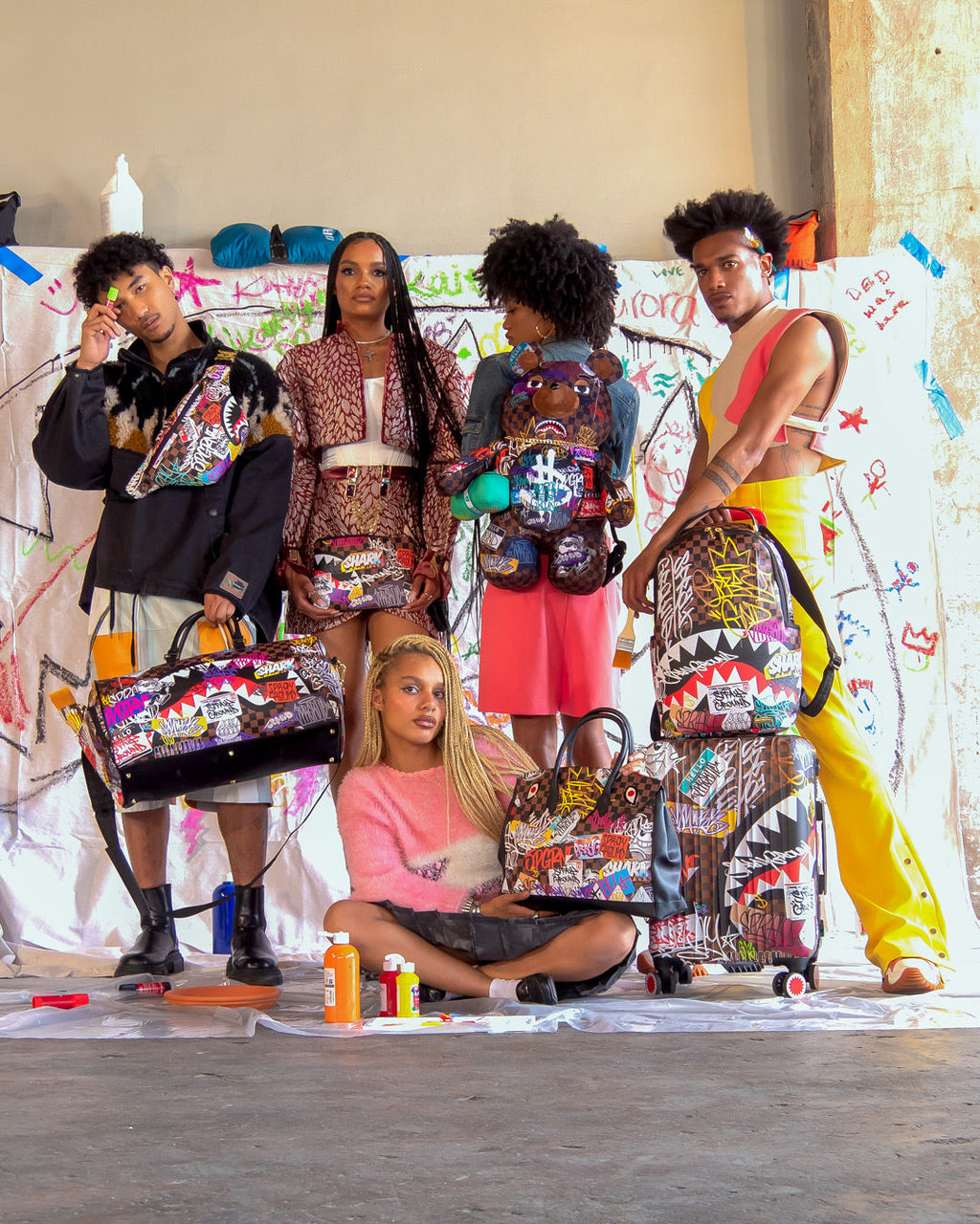 SPRAYGROUND Sharks In Paris The Rizz Duffle — product image 10