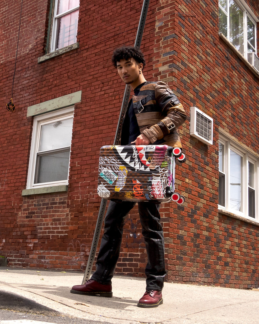 SPRAYGROUND Sharks In Paris The Rizz Sharknautics Hardshell Carry-On Luggage — product image 4
