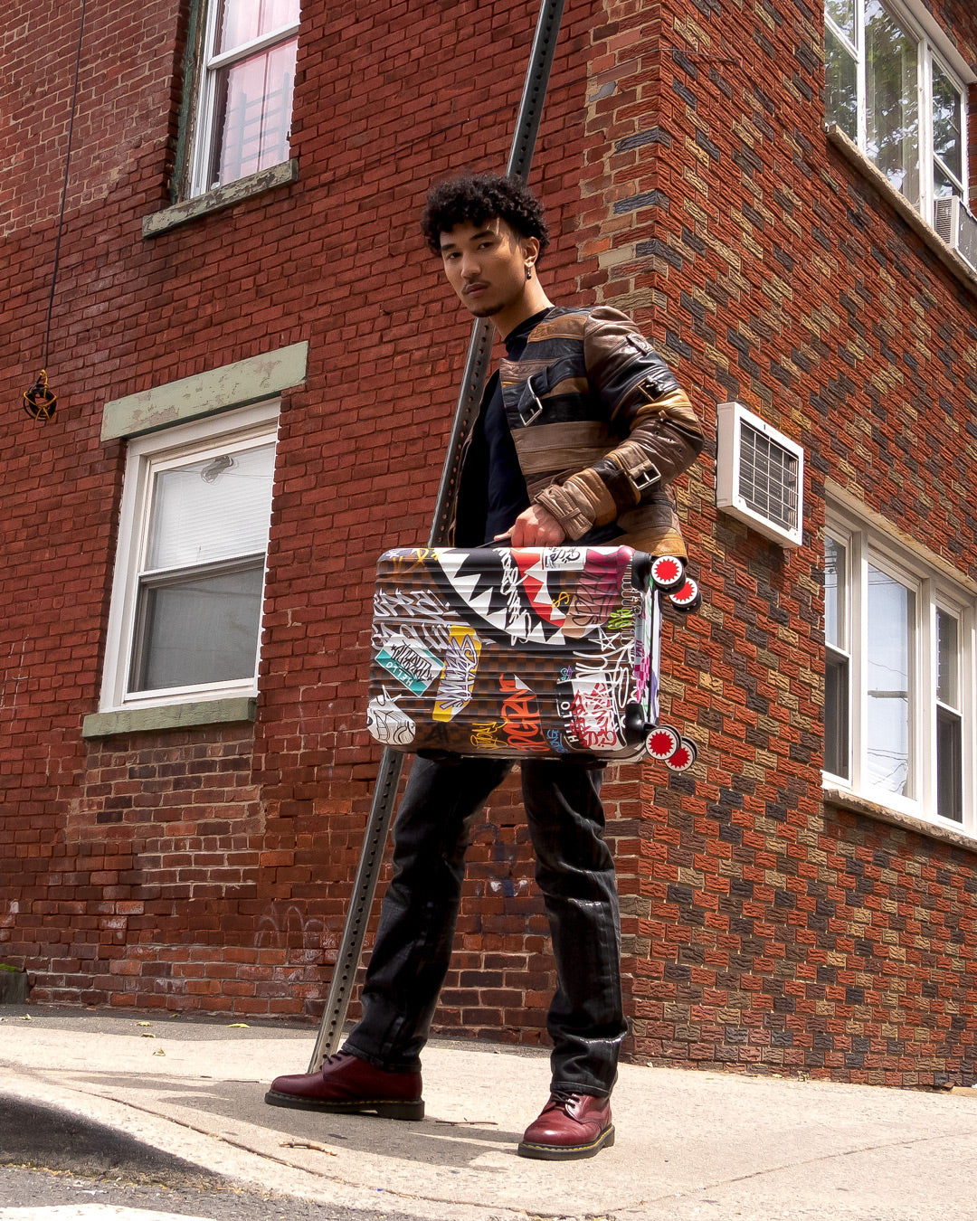 SPRAYGROUND Sharks In Paris The Rizz Sharknautics Hardshell Carry-On Luggage — product image 4