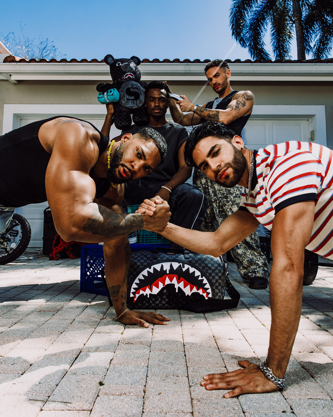 SPRAYGROUND Sharks In Paris Thunderdrip Duffle — product image 6