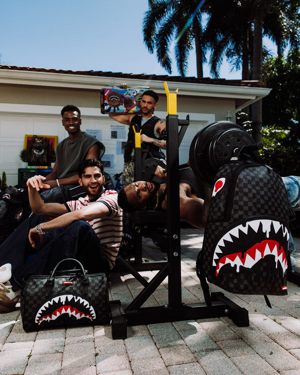 SPRAYGROUND Sharks In Paris Thunderdrip Mini Duffle — product image 6