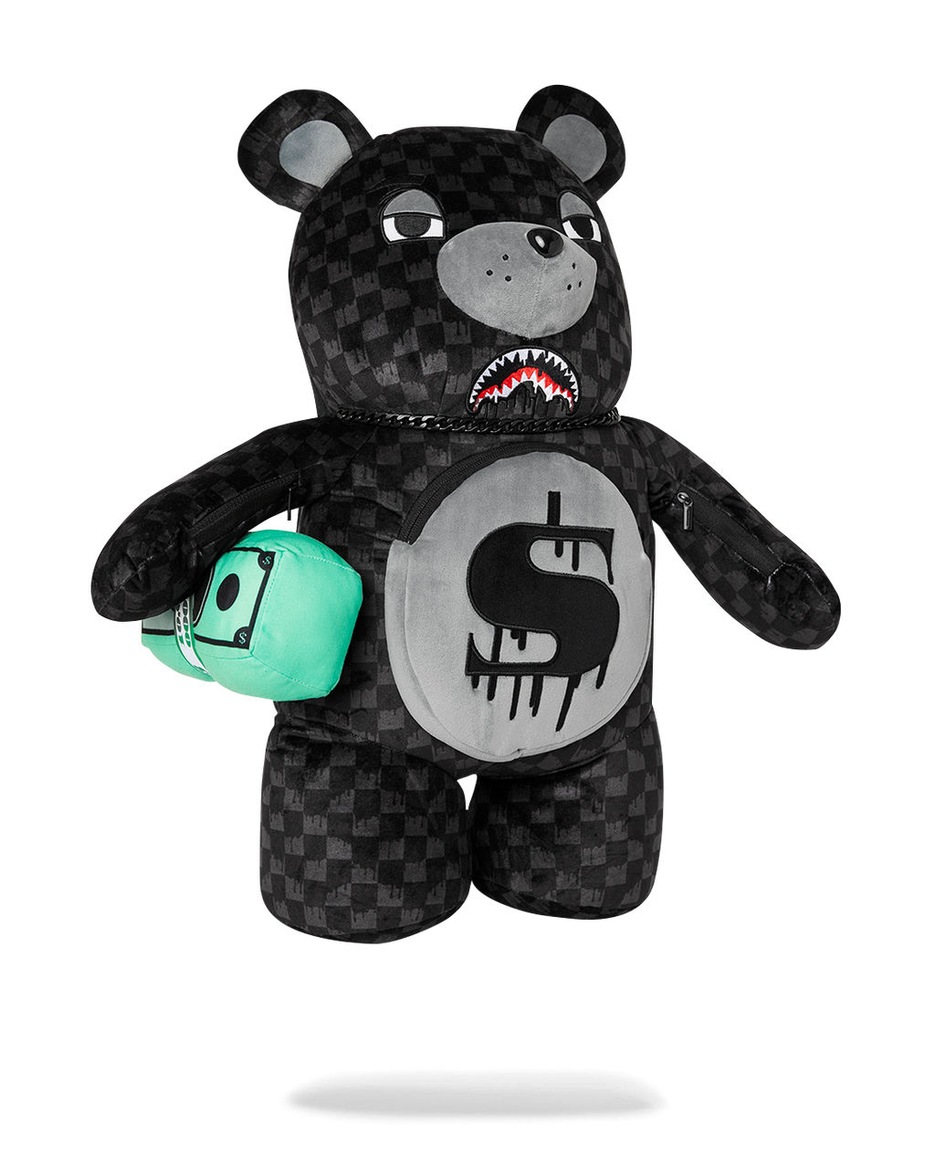 SPRAYGROUND Sharks In Paris Thunderdrip Moneybear Teddybear Backpack — product image 3