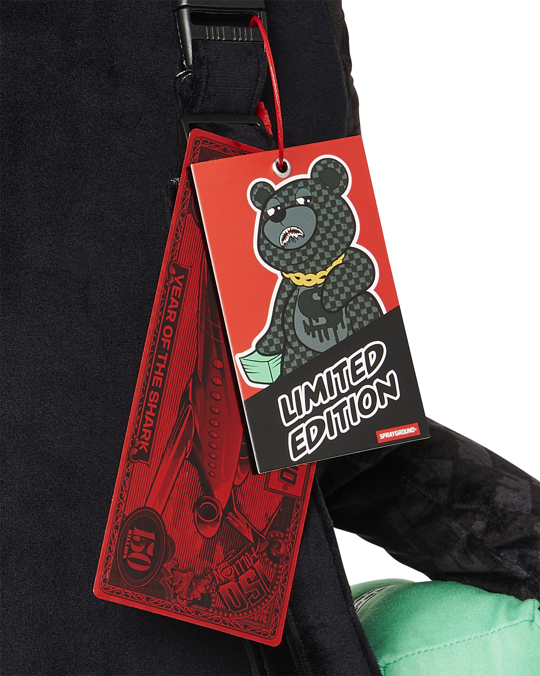 SPRAYGROUND Sharks In Paris Thunderdrip Moneybear Teddybear Backpack — product image 12
