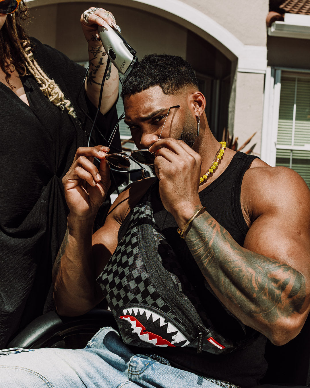 SPRAYGROUND Sharks In Paris Thunderdrip Savvy Crossbody — product image 6