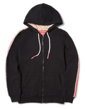 SPRAYGROUND Sharktrack Tiger Money Zipup Hoodie (Black) — product image 1