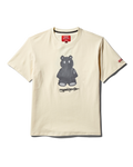 SPRAYGROUND Short Sleeve Graphic Money Bear T-Shirt (Apricot) — product image 1