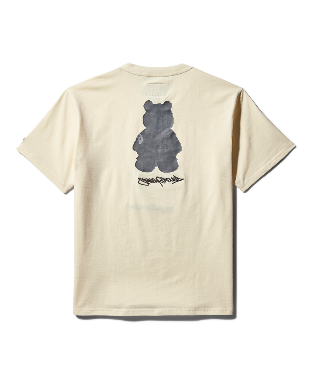 SPRAYGROUND Short Sleeve Graphic Money Bear T-Shirt (Apricot) — product image 2