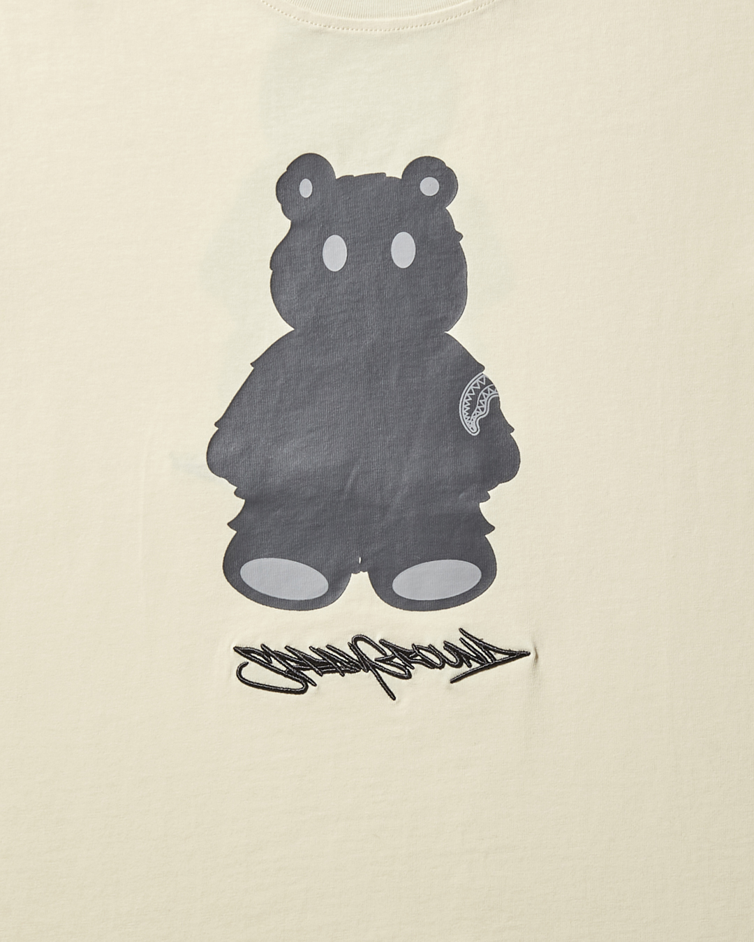 SPRAYGROUND Short Sleeve Graphic Money Bear T-Shirt (Apricot) — product image 4
