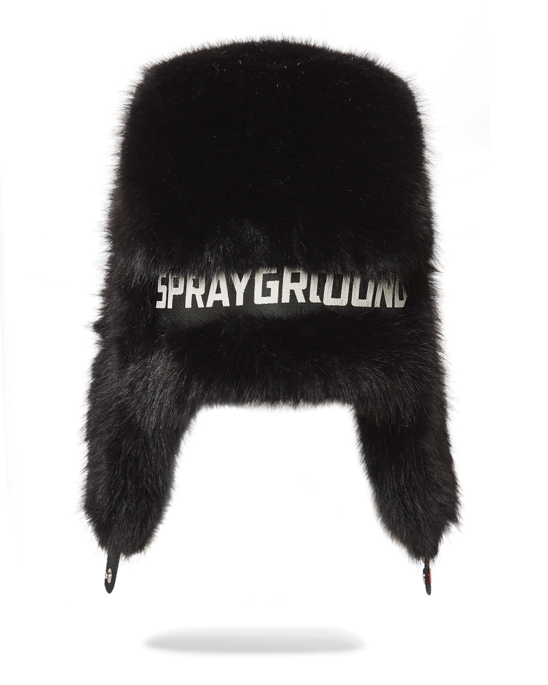 SPRAYGROUND Sky High Seekers Arctic Big Fur Aviator (Blk) Hat — product image 5