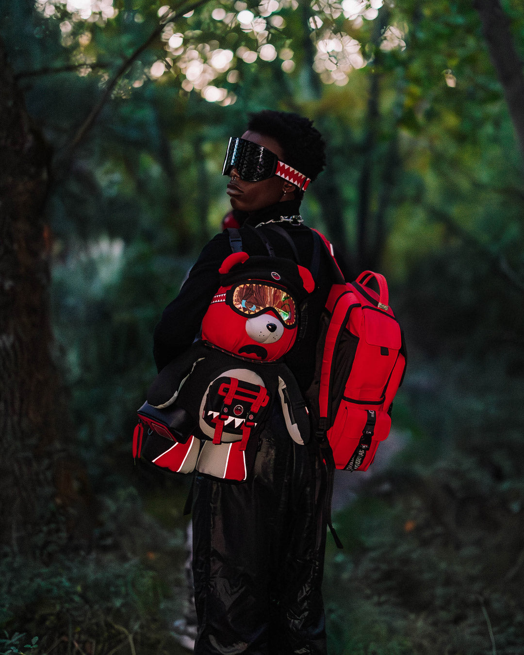 SPRAYGROUND Sky High Seekers Arctic Gps Moneybear Backpack — product image 8