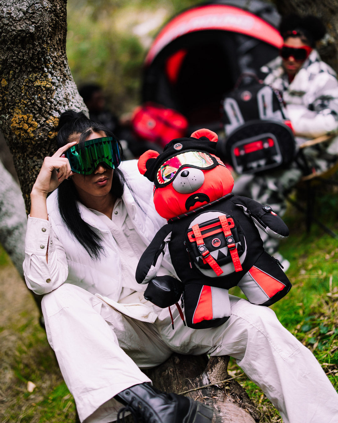 SPRAYGROUND Sky High Seekers Arctic Gps Moneybear Backpack — product image 10