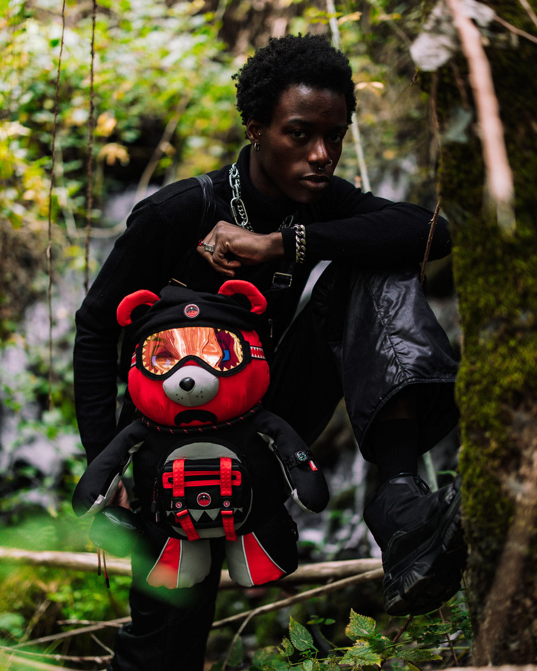 SPRAYGROUND Sky High Seekers Arctic Gps Moneybear Backpack — product image 12