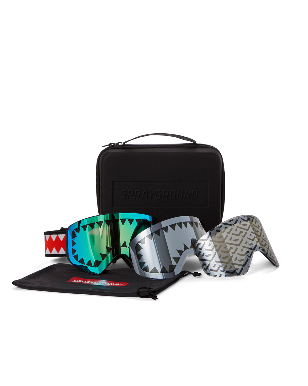 SPRAYGROUND Sky High Seekers Arctic Ski Goggles (3 Interchangeable Lenses) — product image 5