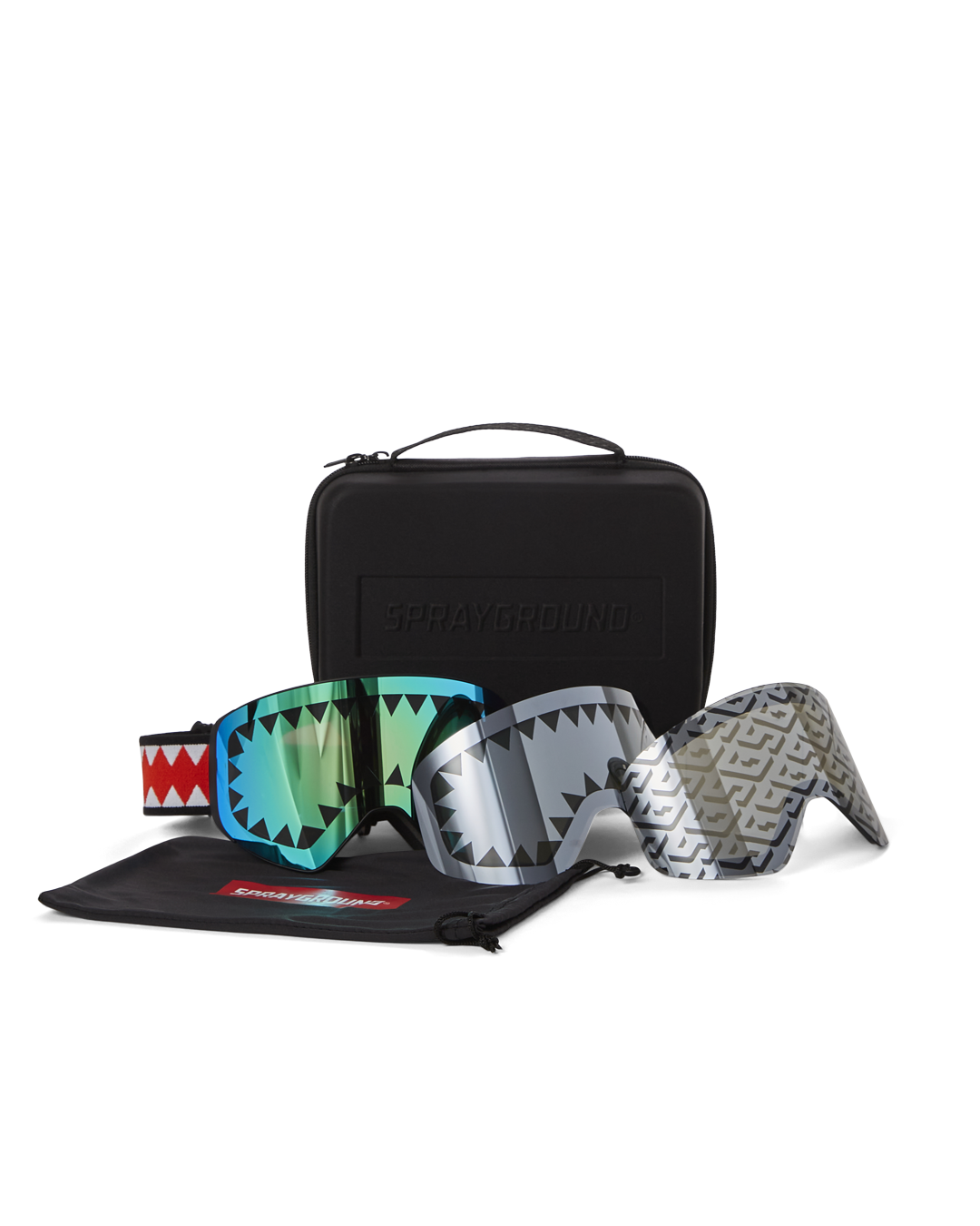 SPRAYGROUND Sky High Seekers Arctic Ski Goggles (3 Interchangeable Lenses) — product image 5