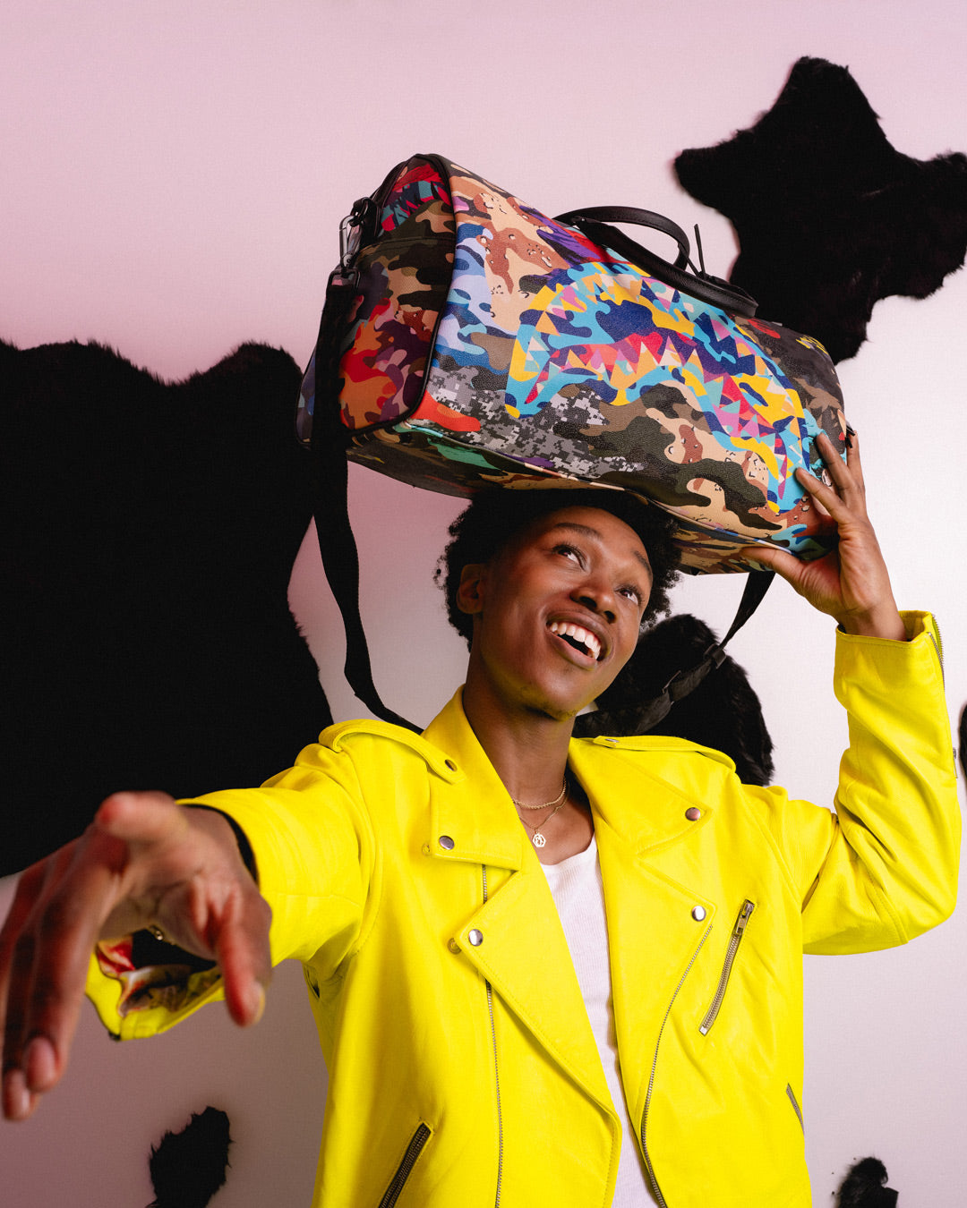 SPRAYGROUND Sliced And Diced Camo Duffle — product image 2