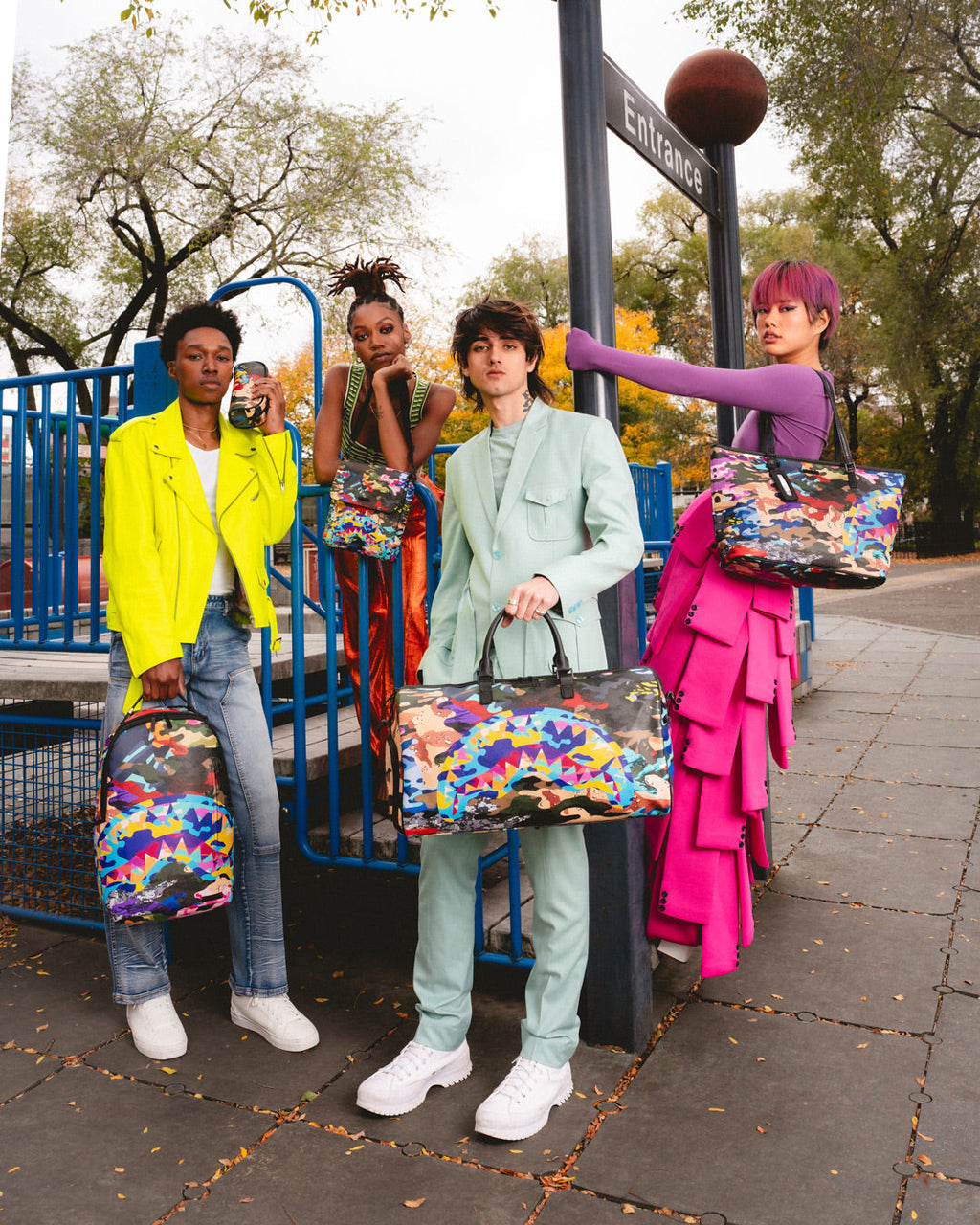 SPRAYGROUND Sliced And Diced Camo Duffle — product image 8