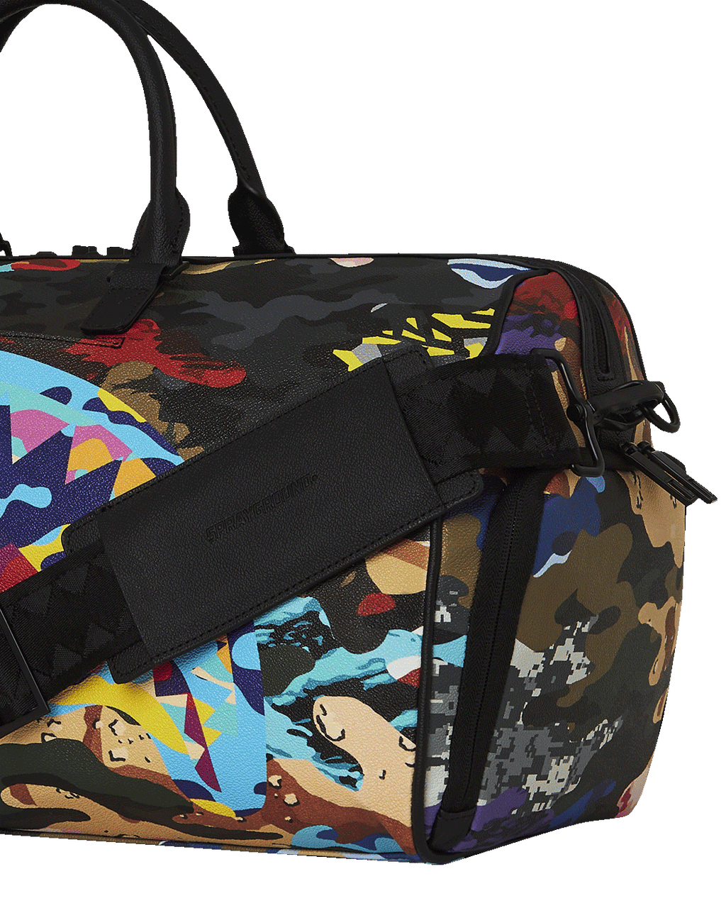 SPRAYGROUND Sliced And Diced Camo Duffle — product image 9
