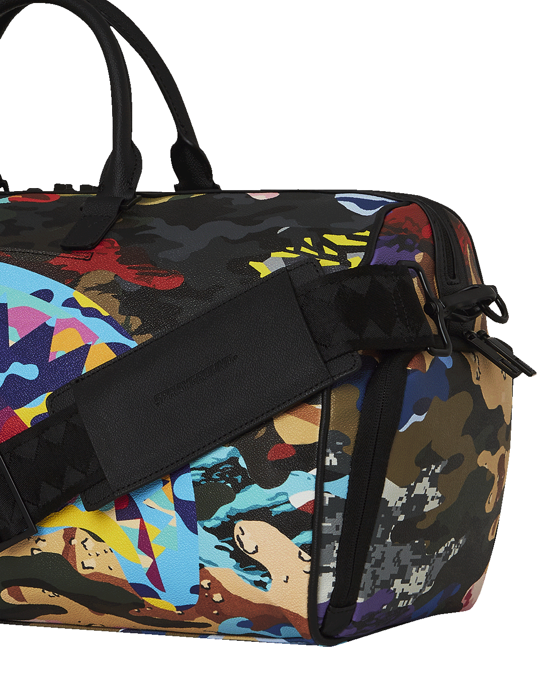 SPRAYGROUND Sliced And Diced Camo Duffle — product image 9