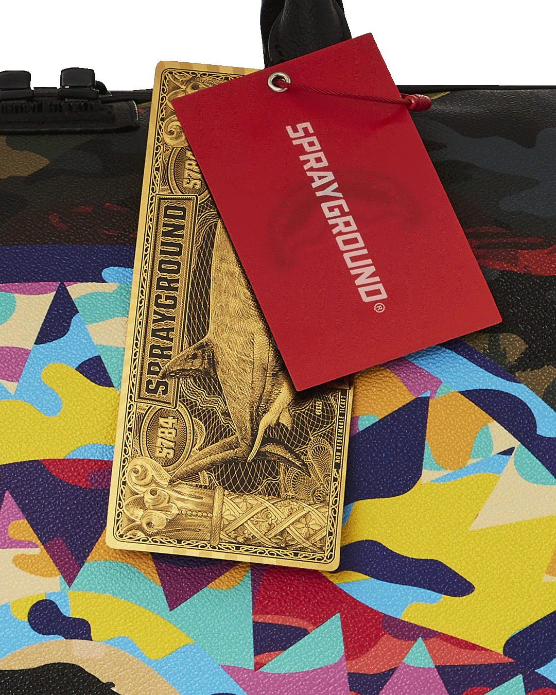 SPRAYGROUND Sliced And Diced Camo Duffle — product image 14