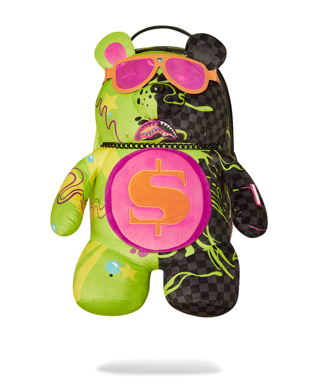 SPRAYGROUND Slime Dime Moneybear Teddybear On Backpack — product image 1