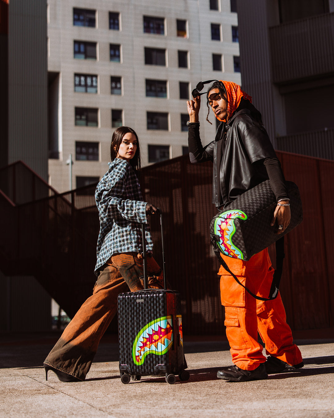 SPRAYGROUND Slime Takeover Hard Shell Carry-On Luggage — product image 9