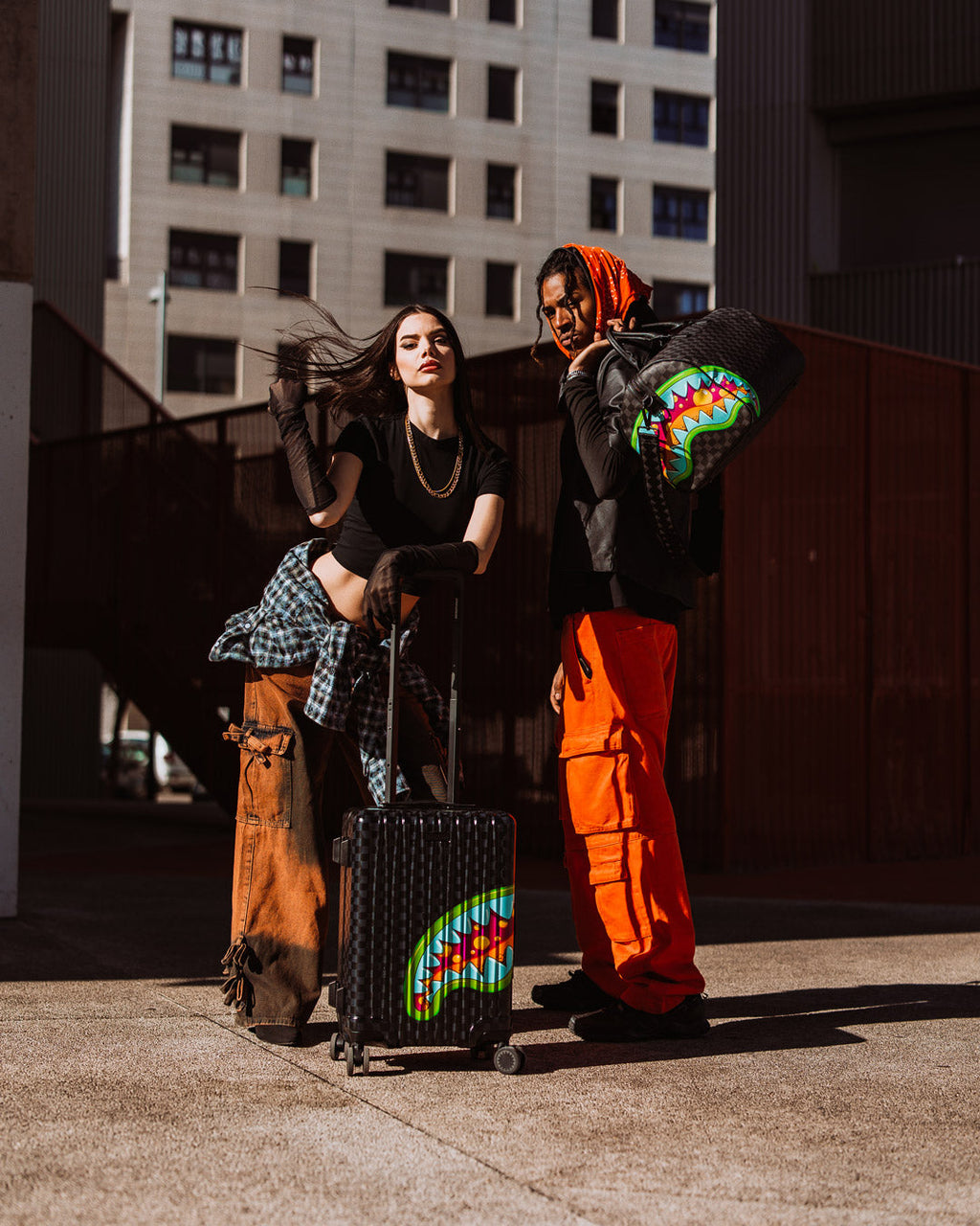 SPRAYGROUND Slime Takeover Hard Shell Carry-On Luggage — product image 11